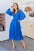 The Mireya Dress - Blue - Sparrow & Finch Boutique