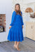 The Mireya Dress - Blue - Sparrow & Finch Boutique