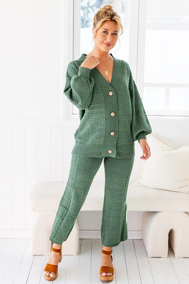 The Misha Knit - Sage - Sparrow & Finch Boutique