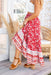 The Monet Skirt - Blooming Red - Sparrow & Finch Boutique