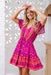 The Nala Dress - Royal Fuchsia - Sparrow & Finch Boutique