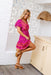 The Nala Dress - Royal Fuchsia - Sparrow & Finch Boutique
