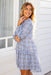 The Natalie Dress - Blue Plaid - Sparrow & Finch Boutique