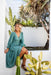 The Nessa Dress - Teal Green - Sparrow & Finch Boutique