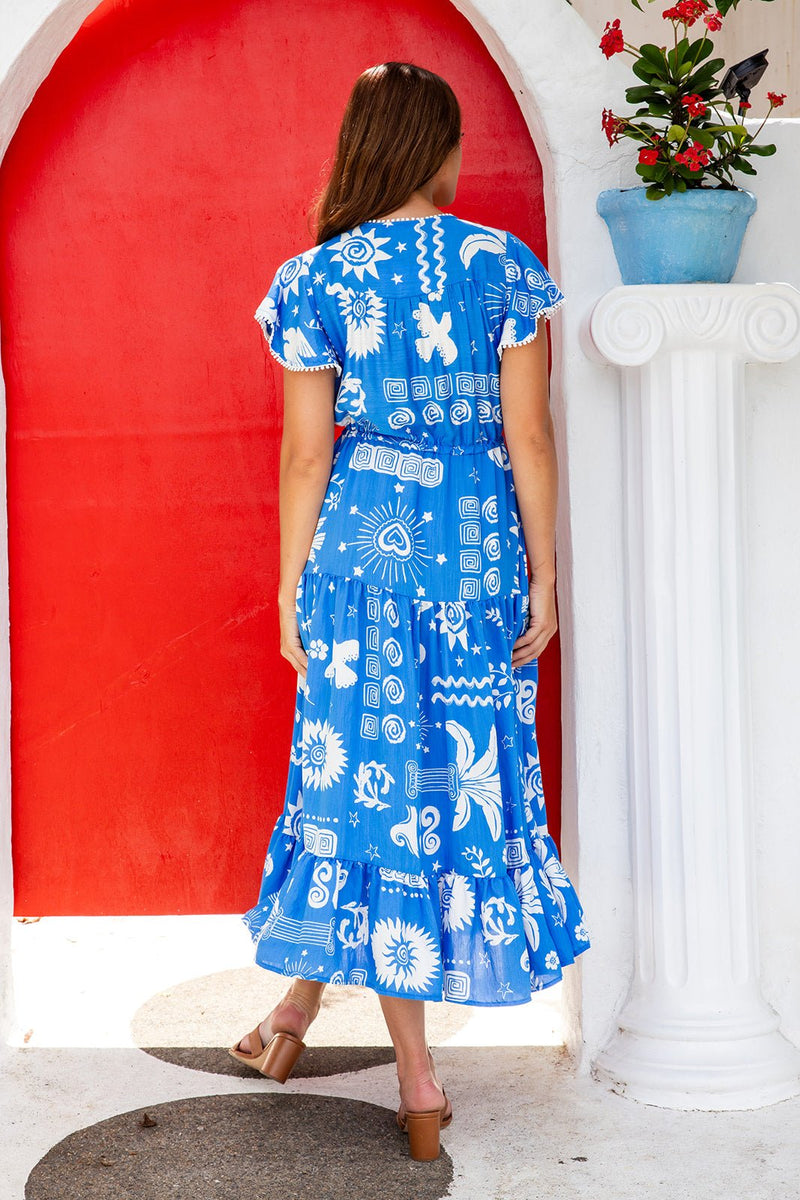 The Niva Dress - Blue Serenity