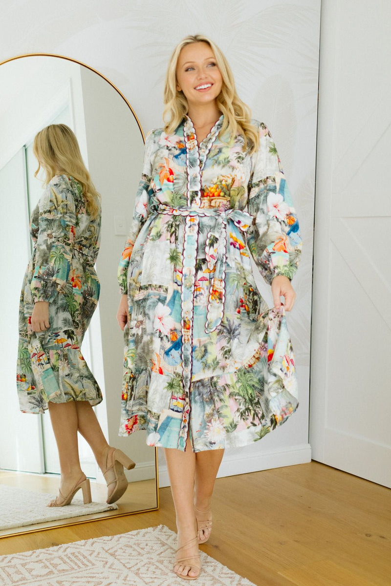 The Nixie Dress - Botanic Bay