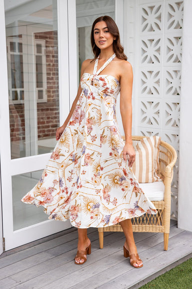 The Nyla Dress - Celestial Sun - Sparrow & Finch Boutique