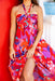 The Nyla Dress - Crimson Cascade - Sparrow & Finch Boutique