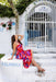 The Nyla Dress - Crimson Cascade - Sparrow & Finch Boutique