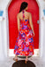The Nyla Dress - Crimson Cascade - Sparrow & Finch Boutique