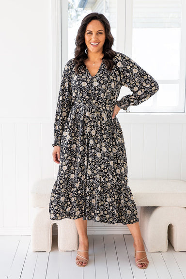 The Ophelia Dress - Midnight Boho - Sparrow & Finch Boutique