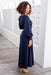 The Oriana Dress - Navy - Sparrow & Finch Boutique