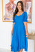 The Palmer Dress - Blue Dusk - Sparrow & Finch Boutique