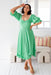 The Palmer Dress - Lime Green - Sparrow & Finch Boutique