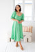 The Palmer Dress - Lime Green - Sparrow & Finch Boutique