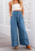 The Penelope Pants - Cool Blue - Sparrow & Finch Boutique