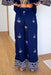 The Petia Pants - Blue Palm Majesta - Sparrow & Finch Boutique