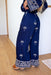 The Petia Pants - Blue Palm Majesta - Sparrow & Finch Boutique