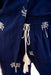 The Petia Pants - Blue Palm Majesta - Sparrow & Finch Boutique