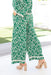 The Petia Pants - Emerald Maze - Sparrow & Finch Boutique