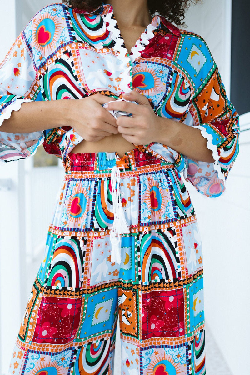 The Petia Pants - Sky Candy