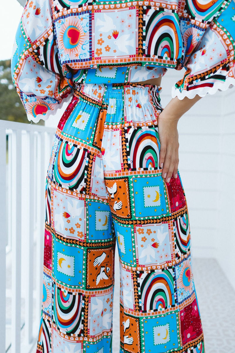 The Petia Pants - Sky Candy