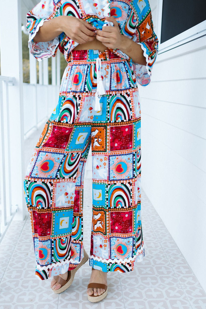 The Petia Pants - Sky Candy