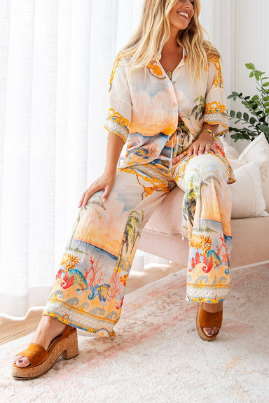 The Petia Pants - Sunset Shoals - Sparrow & Finch Boutique