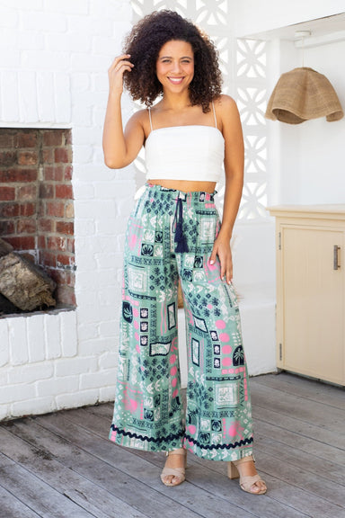 The Petia Pants - Wild Pistachio - Sparrow & Finch Boutique
