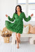 The Peyton Dress - Green - Sparrow & Finch Boutique