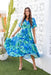 The Pippa Dress - Bondi Blue - Sparrow & Finch Boutique