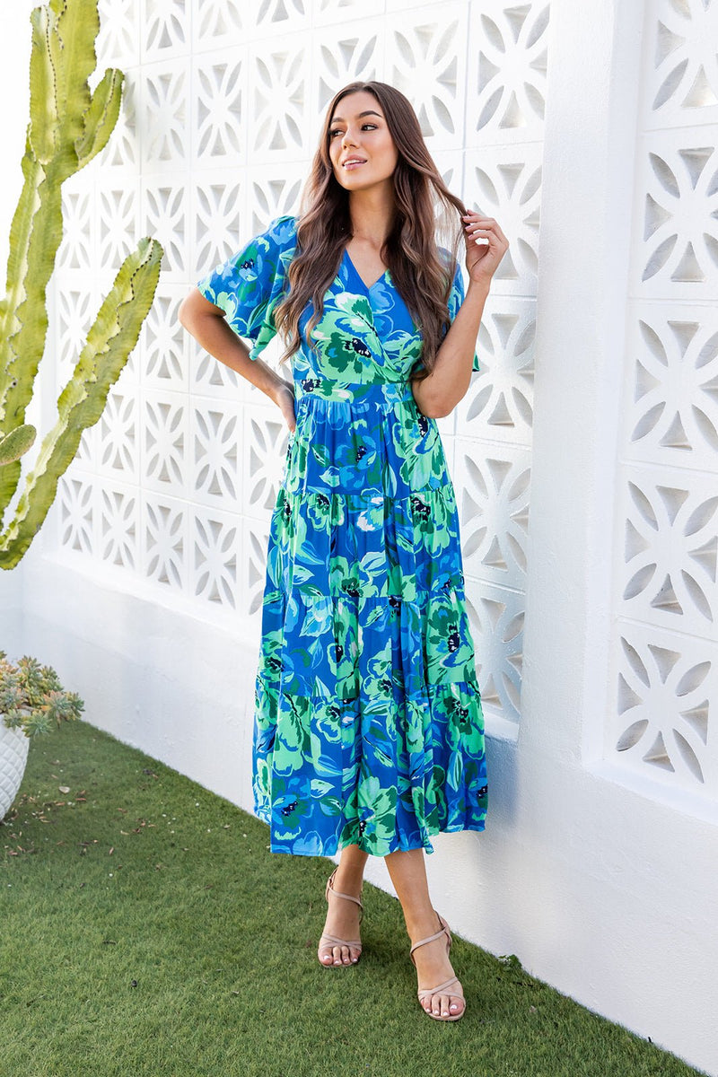 The Pippa Dress - Bondi Blue