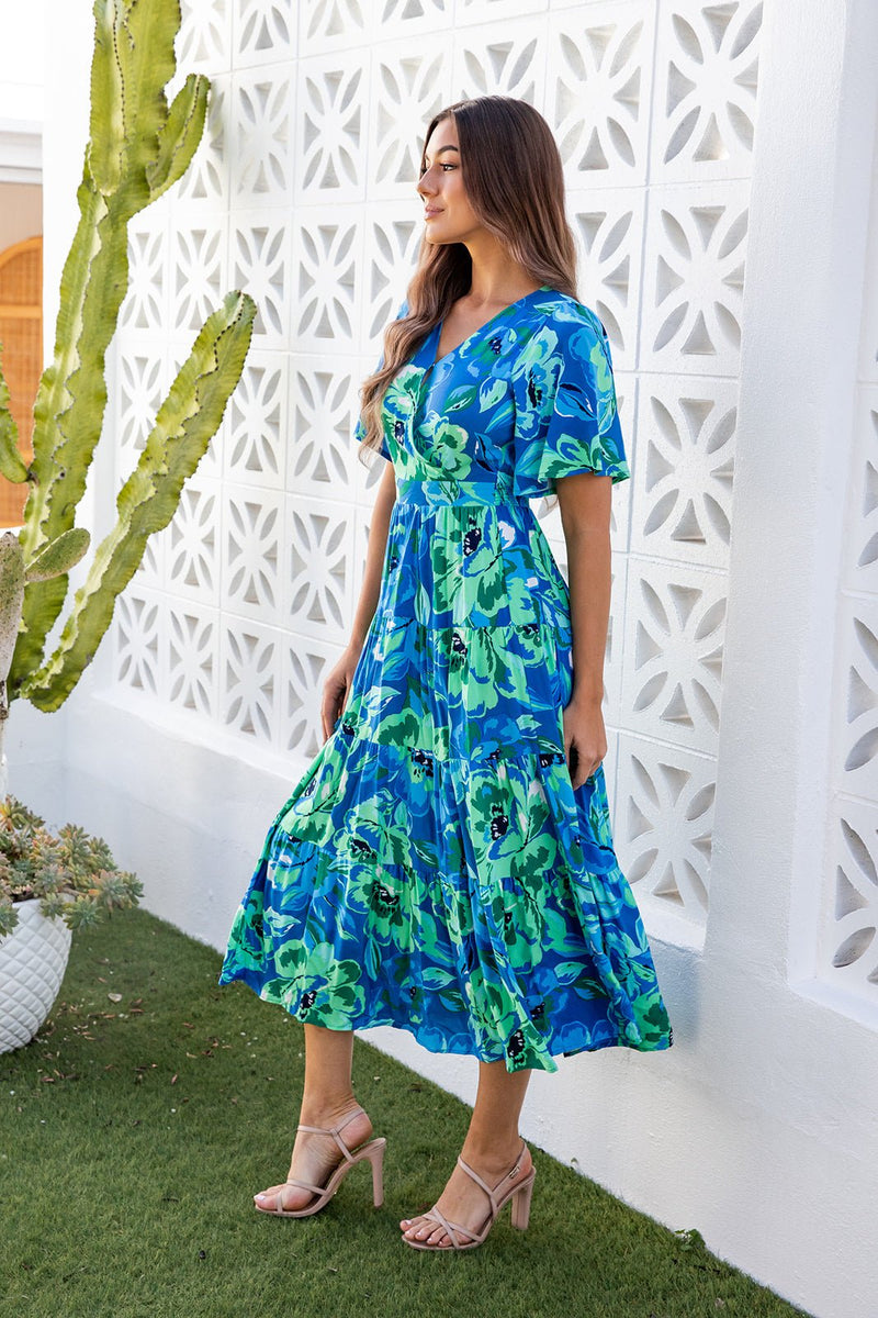 The Pippa Dress - Bondi Blue
