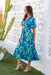 The Pippa Dress - Bondi Blue - Sparrow & Finch Boutique