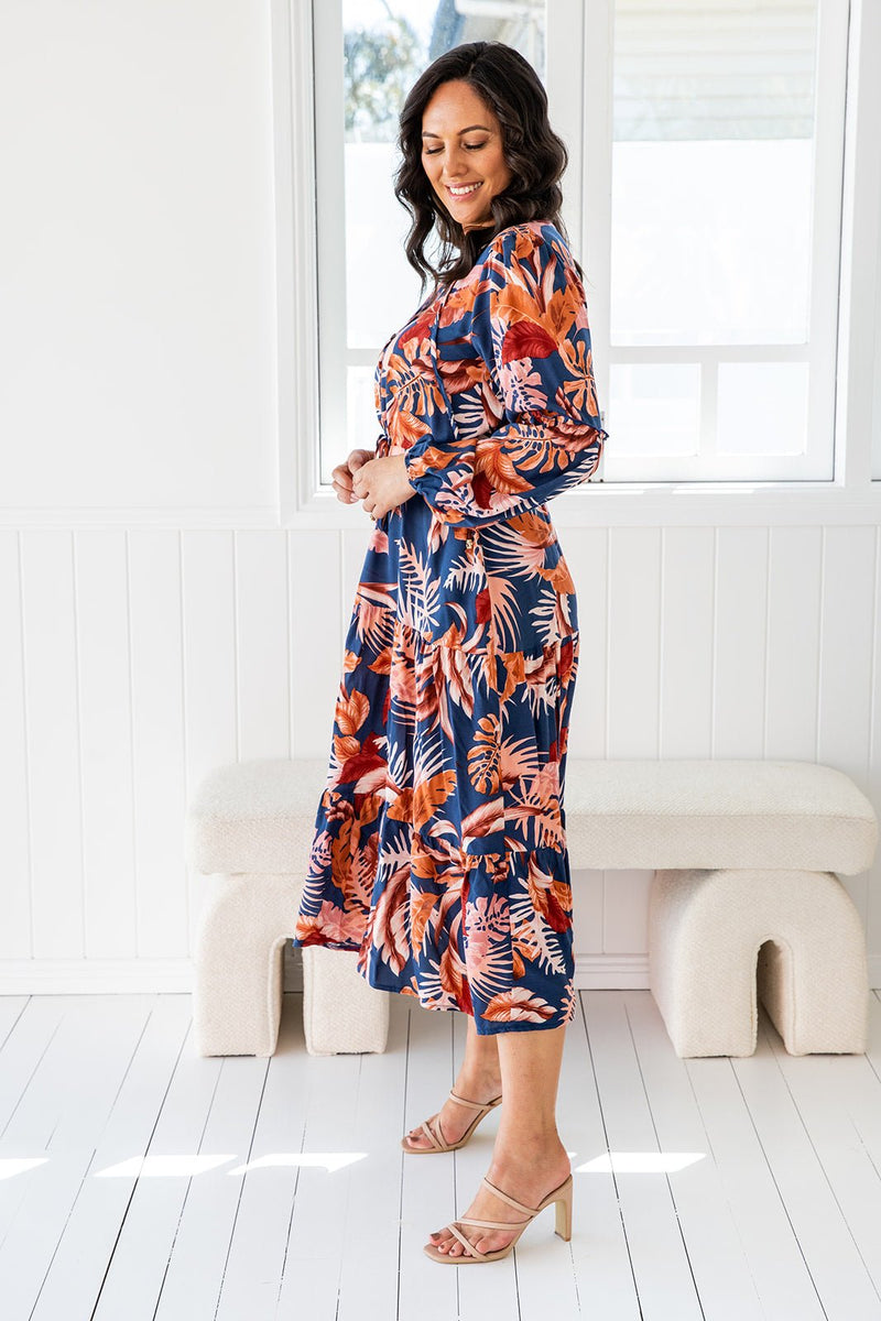 The Portia Dress - Auburn Breeze