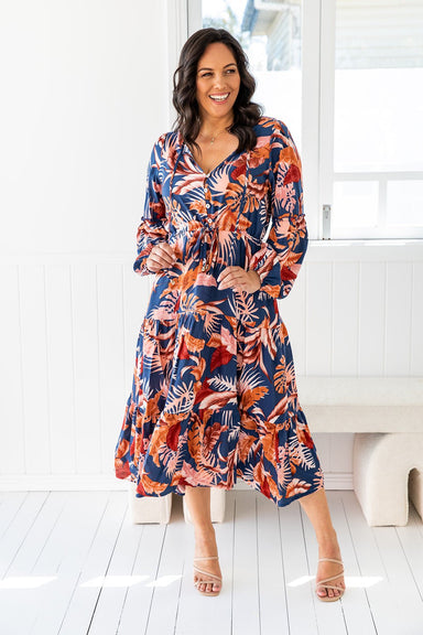 The Portia Dress - Auburn Breeze - Sparrow & Finch Boutique