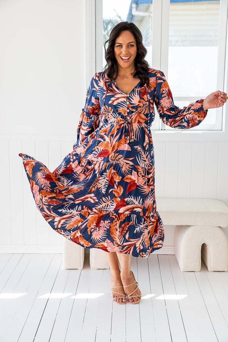 The Portia Dress - Auburn Breeze
