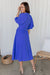 The Priya Dress - Blue Azure - Sparrow & Finch Boutique
