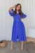 The Priya Dress - Blue Azure - Sparrow & Finch Boutique