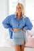 The Raya Shirt - Dark Blue - Sparrow & Finch Boutique