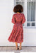 The Rina Dress - Burgundy Bloom - Sparrow & Finch Boutique