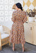The Rina Dress - Coral Kaleidoscope - Sparrow & Finch Boutique