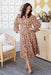 The Rina Dress - Coral Kaleidoscope - Sparrow & Finch Boutique