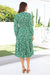 The Rina Dress - Emerald Maze - Sparrow & Finch Boutique