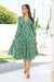 The Rina Dress - Emerald Maze - Sparrow & Finch Boutique