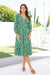 The Rina Dress - Emerald Maze - Sparrow & Finch Boutique