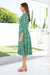 The Rina Dress - Emerald Maze - Sparrow & Finch Boutique