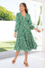 The Rina Dress - Emerald Maze - Sparrow & Finch Boutique