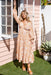 The Rina Dress - Floral Orange - Sparrow & Finch Boutique