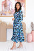 The Rina Dress - Honolulu Blue - Sparrow & Finch Boutique